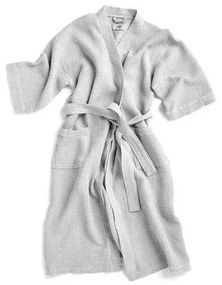 Waffle Bathrobe Grey - HAY