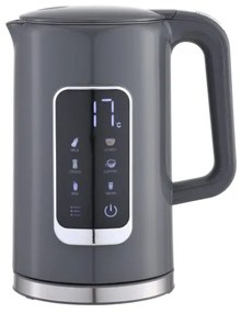 Bollitore con display LCD 1,7 l 2200W/230V grigio + tazza da viaggio 450 ml
