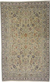 Kashan Tappeto 340x210 Turchese (Iran) Annodato A Mano