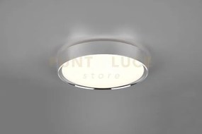 Clarimo h2o plafoniera led 18w 1850lm, 3000k bordo cromo ip44 d.33c...