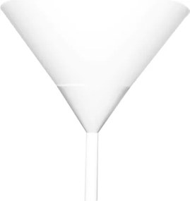 Lampada da terra WENDY 1xE27/100W/230V + 1xE14/40W bianca