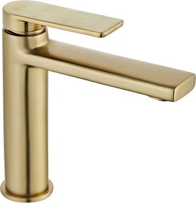 Rubinetto da lavabo Rea Verso Brush Gold low