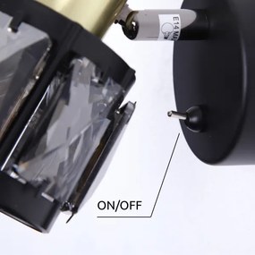 Globo 54357-1B - Faretto da parete INDIANA 1xE14/40W/230V