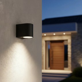 Applique da Esterno Monodirezione IP65 GU10 Stondata - Nero