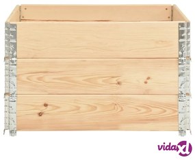 vidaXL Fioriere Rialzate 3 pz 100x100 cm in Legno Massello di Pino