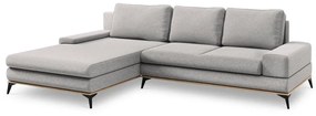 Divano letto angolare grigio chiaro, angolo sinistro Planet - Windsor &amp; Co Sofas