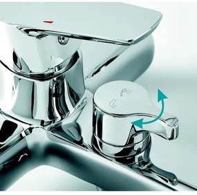 Novaservis - Rubinetto vasca da bagno METALIA cromo lucido