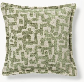 Cuscino in viscosa con motivo jacquard Contia