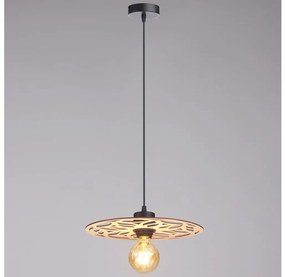 Lampadario a sospensione con filo FALCO 1xE27/60W/230V diametro 30 cm beige