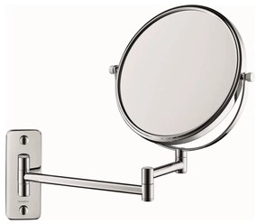 Duravit 99121000 - Specchio cosmetico da parete D-CODE, cromo lucido
