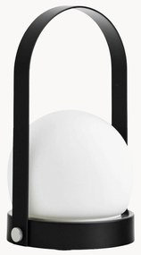 Lampada da tavolo piccola portatile Carrie, luce regolabile