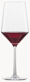 Set di 2 bicchieri da vino rosso in cristallo Pure