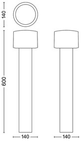 Philips - Lampada LED da esterno OTIS LED/4,3W/230V 2700K IP44