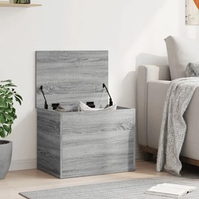 Contenitore grigio sonoma 60x42x46 cm legno multistrato