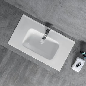 Lavabo da incasso 81cm per mobile | Litos-K7080 - KAMALU