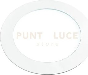 Incasso led slim bianco in alluminio 12w 1260lm 3000k 17x17x1,85 cm.