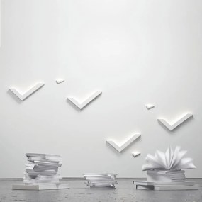 Applique LED design VI99 bianco IP20, luce bianco naturale LUMICOM