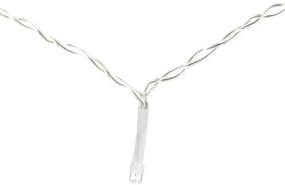 Aigostar - Catena luminosa natalizia a LED per esterni, 200 LED/8 funzioni, 3xAA, 5x2 m, IP44, bianco caldo