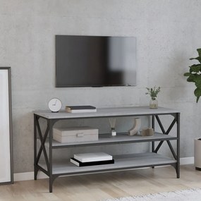 Mobile Porta Tv Grigio Sonoma 100x40x50 Cm İn Legno Multistrato /