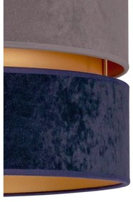 Duolla - Lampadario a sospensione con filo DUO 1xE27/15W/230V diametro 40 cm blu