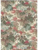 Mulberry Home Carta da parati Country Walk - Teal/Rose