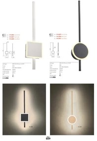 Redo 01-2696 - Lampada da parete a LED DIAZ LED/20W/230V CRI 90 bianco