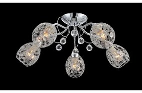 Globo 56689-5 - Lampadario a plafone KORDULA 5xE14/40W/230V