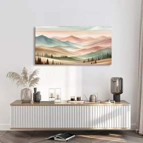 Quadro su tela – Paesaggio pastello silenzioso