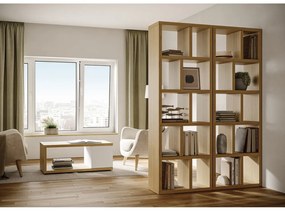 Libreria color legno effetto rovere 70x198 cm Berlin - TemaHome