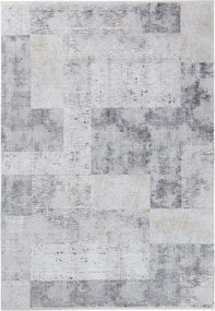 Tappeto Levante c in poliestere grigio argento L 300 x L 200 cm