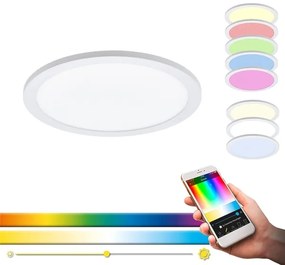 Eglo 97958 - Plafoniera LED RGBW SARSINA-C LED/16W/230V + telecomando
