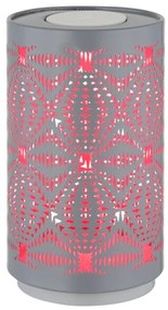 Globo 21018G - Lampada da tavolo LED RGB AMIYAH LED/1W/5V 500 mAh grigia