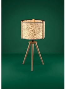 Eglo 390325 - Lampada da tavolo HONTONGAS 1xE27/25W/230V beige