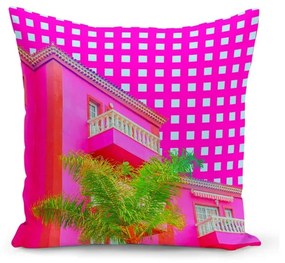 Cuscino con imbottitura Neo Pink, 43 x 43 cm - Kate Louise