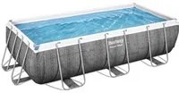 Piscina power steel frame rett 404x201x100