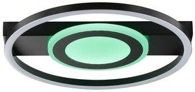 Brilliant -LED RGBW dimmerabile plafoniera MAUREEN LED/20W/230V 3000-6500K nero+ telecomando