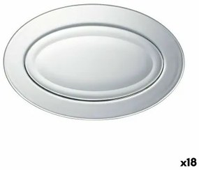 Teglia da Cucina Duralex Lys Ovale 31 x 20 x 3 cm (18 Unità)