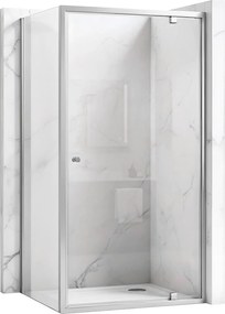 Cabina doccia Rea Primo Swing 100x70 Chrome