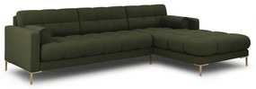 Divano angolare verde (angolo destro) Bali - Cosmopolitan Design