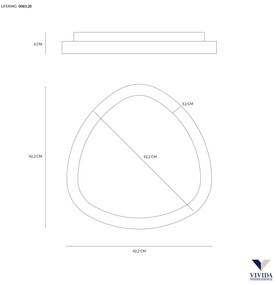 Lifering plafoniera 60w