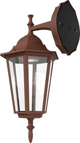 Applique Lanterna da Esterno IP54 E27 Corten - Serie TOSCA 1B