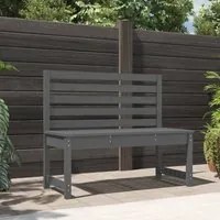 Panca da Giardino Grigia 109 cm in Legno Massello di Pinocod mxl 105903