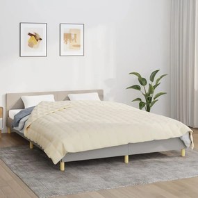 Coperta Ponderata Crema Chiaro 220x240 Cm 11 Kg Tessuto /