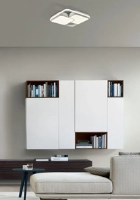 Plafoniera LED Yanira bianco IP20 cct da bianco caldo a bianco freddo con regolazione di temperatura, 2400 lumen NOVECENTO