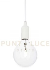 Lampada a sospensione edison sp1 bianco