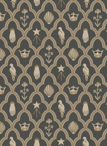 Sandberg Carta da parati Turtledove Barn - Charcoal