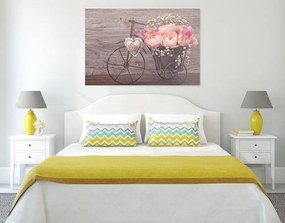 Quadro su tela – Fiori meravigliosi in vaso vintage
