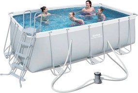 Piscina Bestway 56456 412x201x122 cm Power Steel Frame Rettangolare + pompa e scaletta