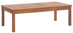 Set divani da giardino 4 pz con cuscini in massello di acacia