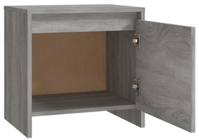 Comodini 2 pz Grigio Sonoma 45x34x44,5 cm in Truciolato